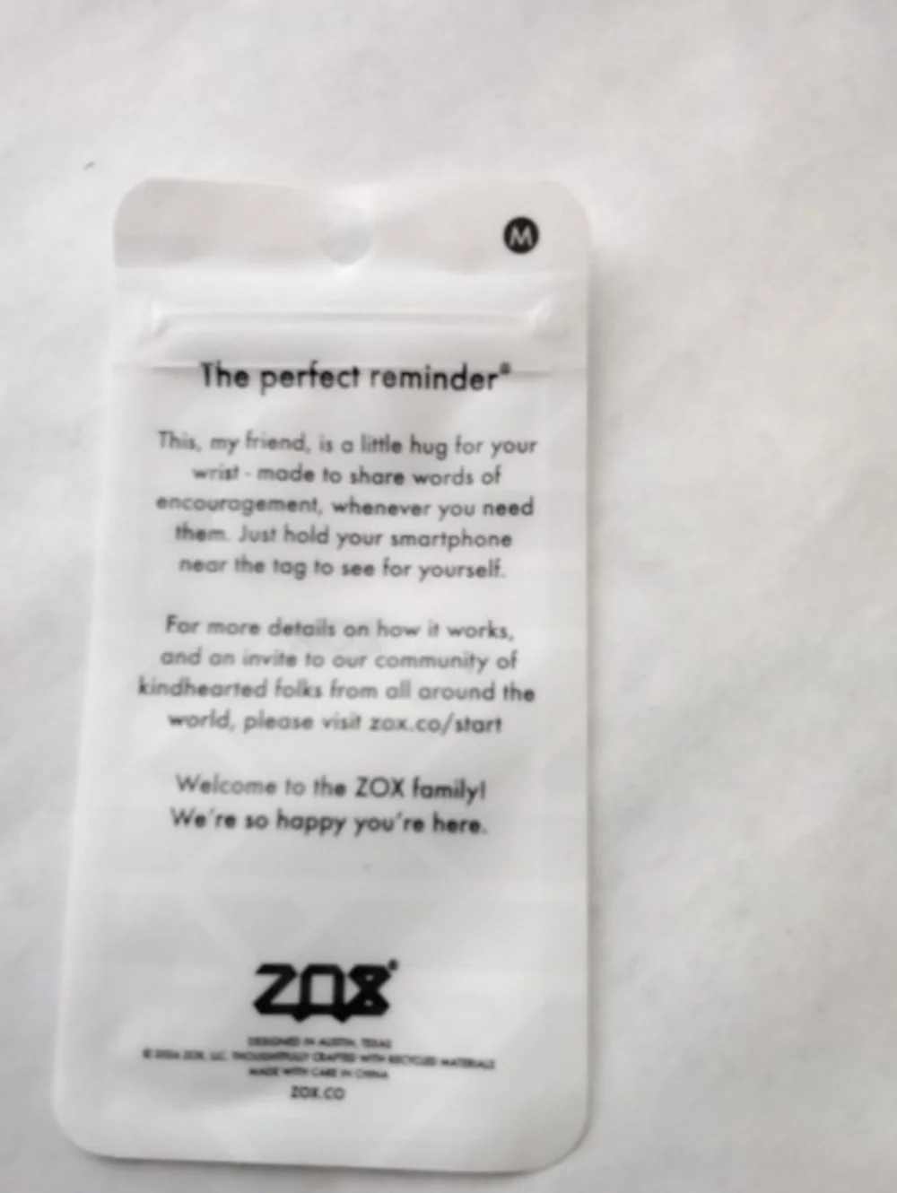 Zox Motivational Wristband